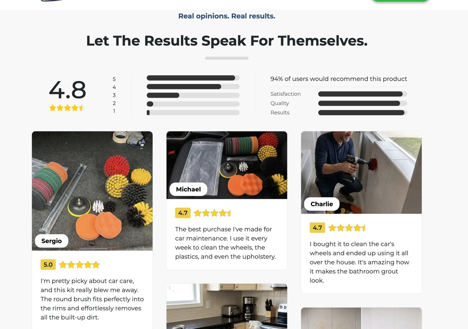 Customer feedback examples